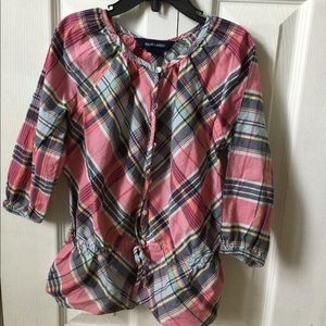 Girls Plaid Shirt